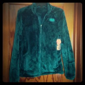 Teal Green SOFT zipper FILA Sport jacket